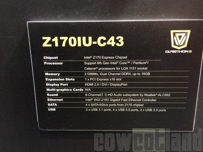 Computex 2015 : Les cartes mères Skylake d'ECS computex 2015 cartes meres skylake ecs
