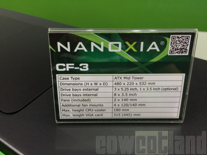 Computex 2015 : Nanoxia annonce 5 nouveaux boitiers typés Gamer computex 2015 nanoxia annonce 5 boitiers types gamer
