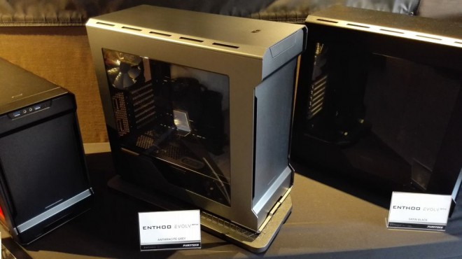 computex 2015 phanteks enfonce clou enthoo evolv atx enthoo pro m