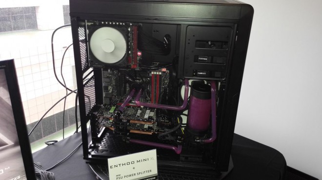 Computex 2015 : une seule alimentation et deux systèmes ? C'est possible chez Phanteks computex 2015 seule alimentation deux systemes possible phanteks