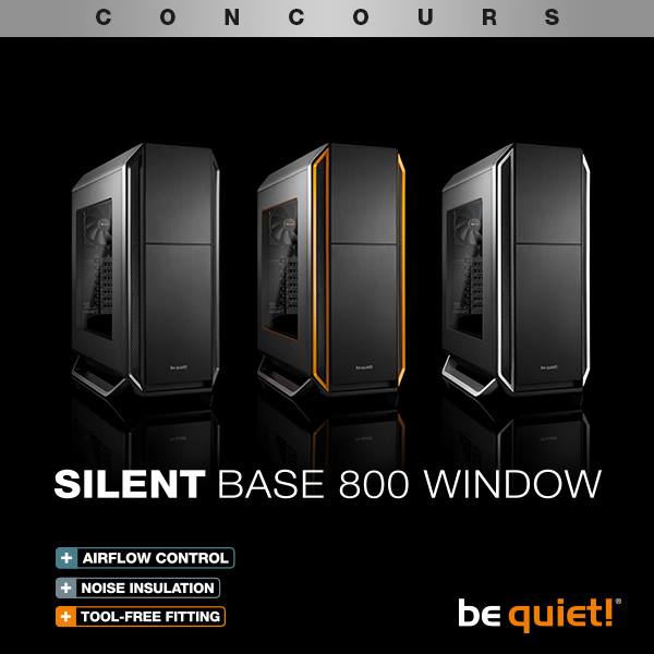concours be quiet silent base 800 window