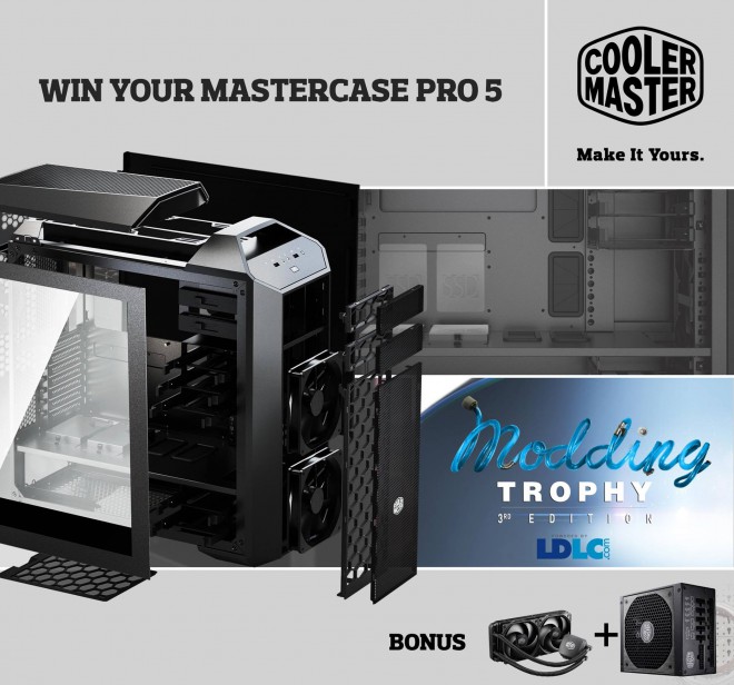 concours ldlc gagner boitier cooler master mastercase pro 5 occasion modding tropphy