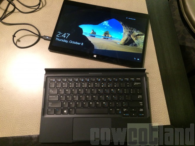 dell nouvel xps 12 tablette clavier