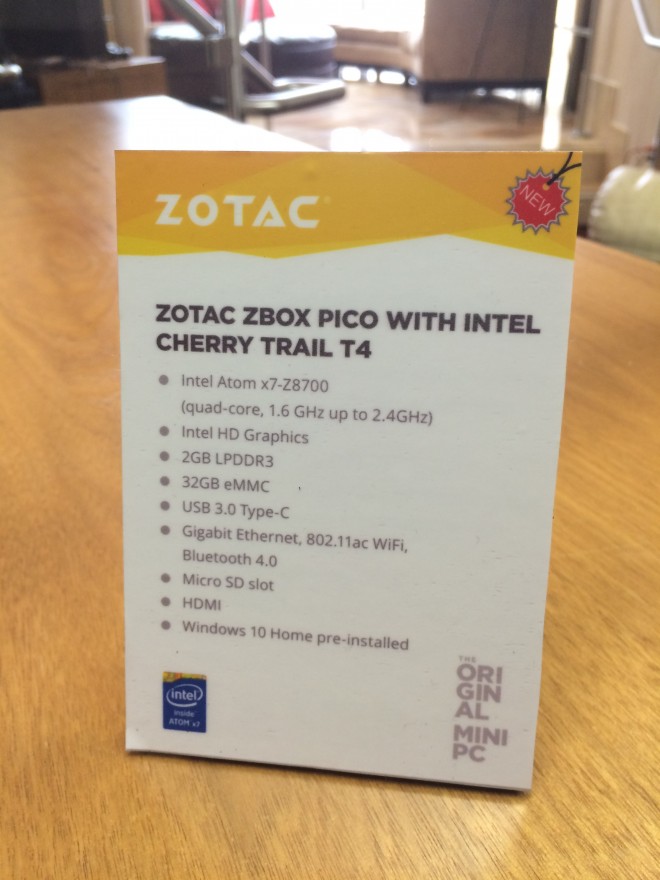 2016 zotac zbox pico cherry trail