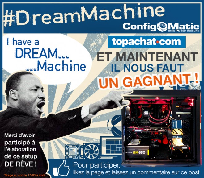 concours top achat gagner dream machine