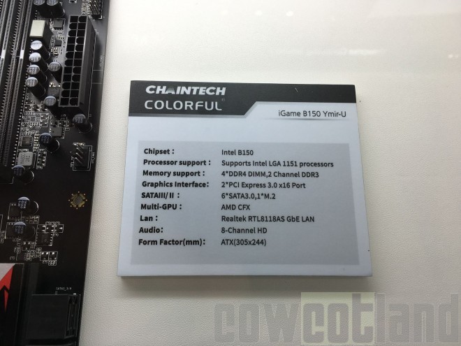 computex 2016 cartes meres chaintech colorful