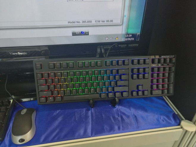 computex 2016 topre realforce rgb personnalisation point activation