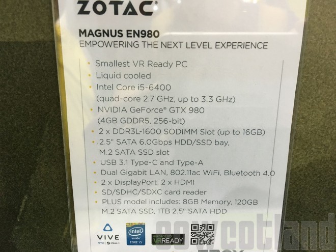 computex 2016 zotac magnus en980 box manque puissance