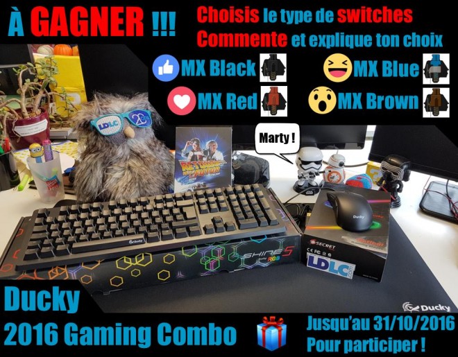 concours-ldlc pgw-2016 ducky gaming clavier-souris