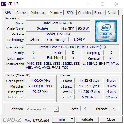 preview intel core i5-6600k