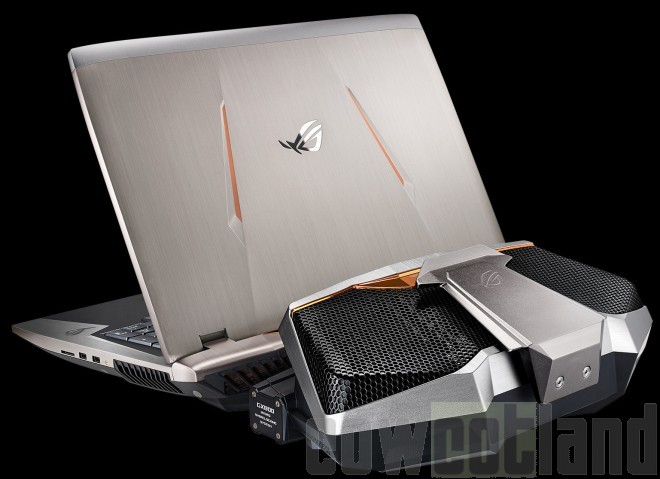 asus rog gx800 portable gamer watercooling overclocking contre infos