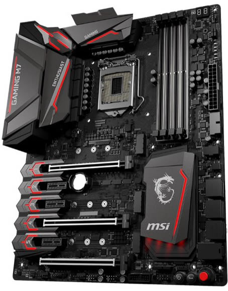 carte mere gaming approche msi