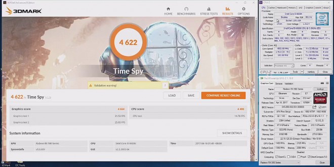 premiers-benchmarks rx-580 overclocking 3d-mark