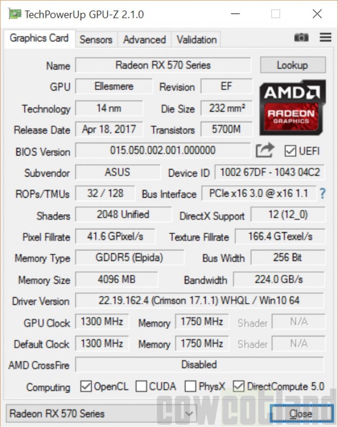 asus rx570strix amd gaming