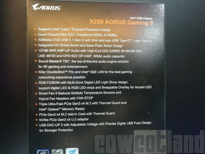 computex aorus x299 gaming haut gamme