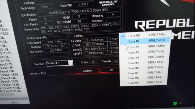 OC CPU Intel Corei9 7900X