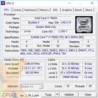 Intel Corei9 7900X 2