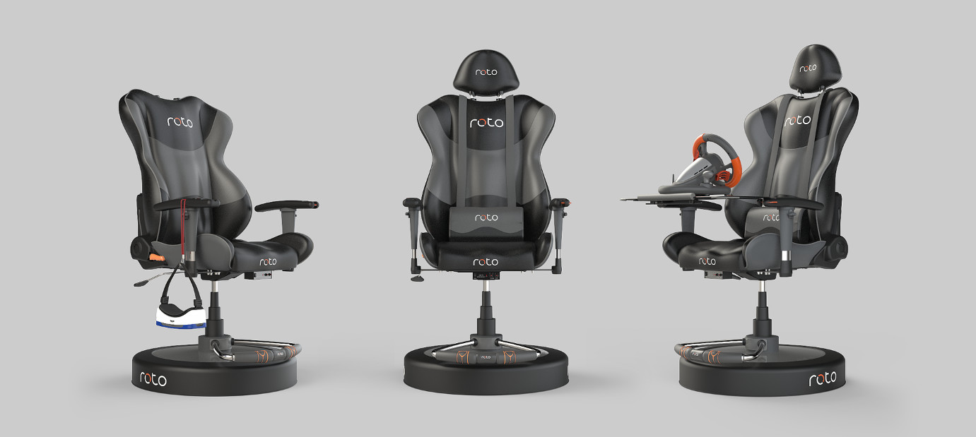 Roto VR chair : Le Gaming bouge