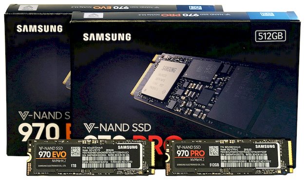 samsung SSD nvme 970evo 970pro