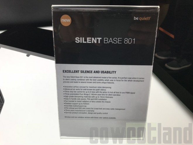 bequiet silent base-801 boitier compoutex-2018