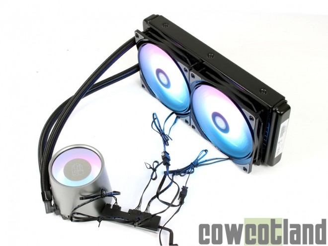 Test kit Watercooling AIO Gamer Storm Castle 240-RGB