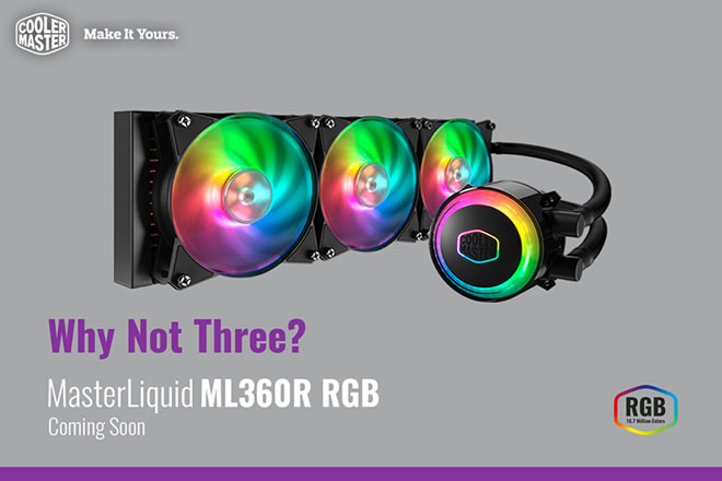 cooler master MasterLiquid ML360R RGB prix
