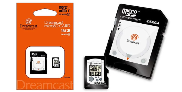 cartes-sd sega MegaDrive Saturn Dreamcast