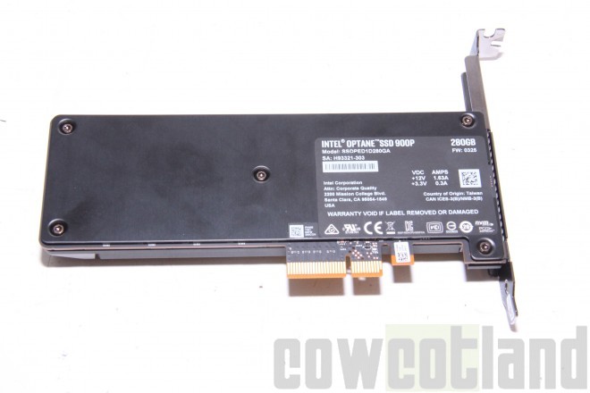 preview SSD Intel optane 900p 280-go
