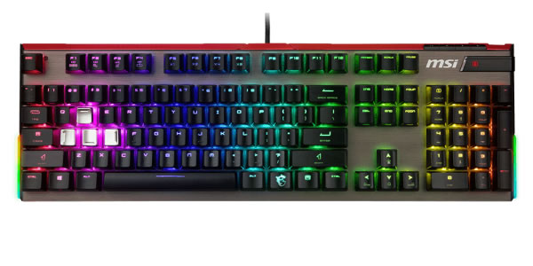 Clavier Gaming MSI Vigor GK60 AZERTY - Occasion, Bon état, Rétroéclairage RGB (probable)