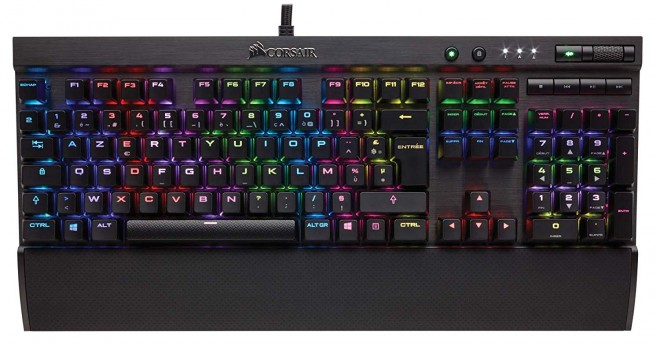 bon-plan clavier K70 Corsair LUX RGB 106-euros