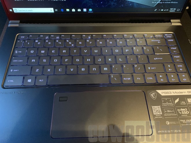 ces2019 portable MSI PS63 modern