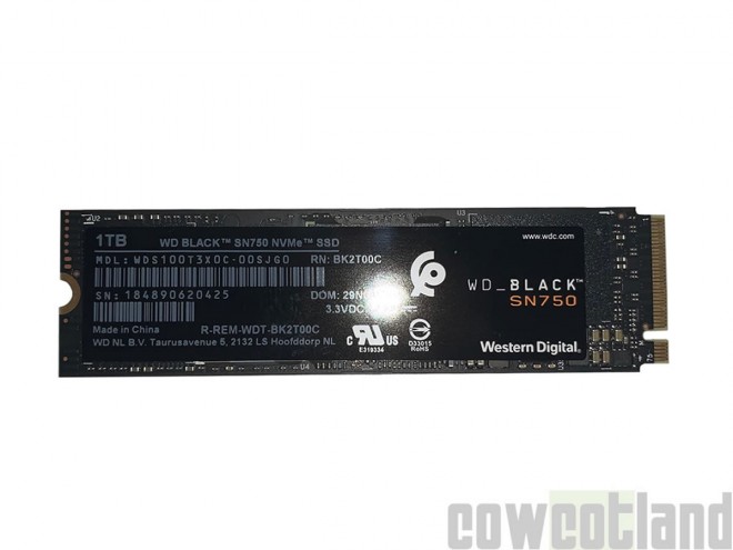 test SSD Western Digital WB-Black SN750 1-To