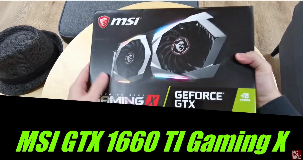 video MSI GeForce GTX1660Ti GamingX