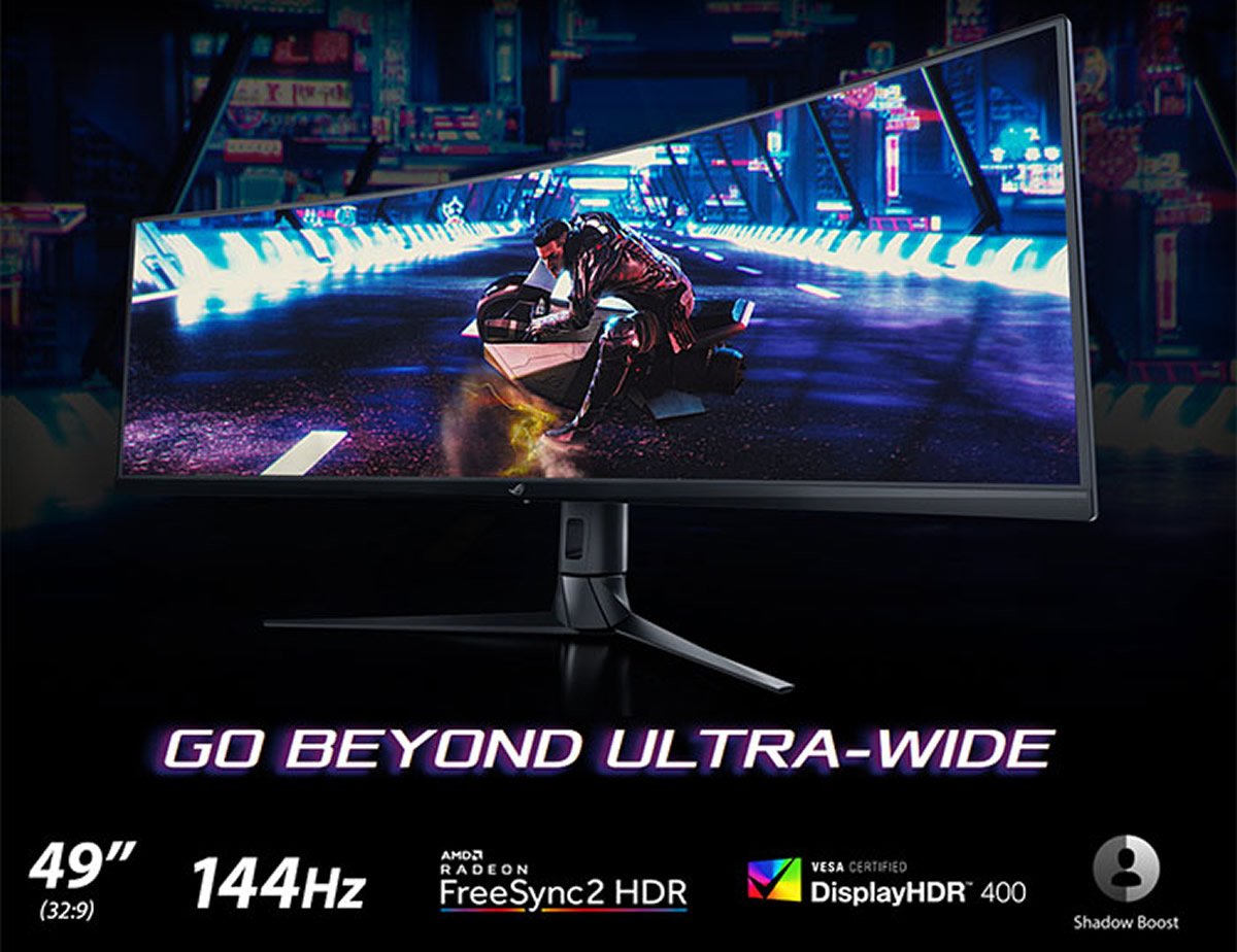 ASUS écran Ultra-Wide HDR ROG Strix XG49VQ 1199€