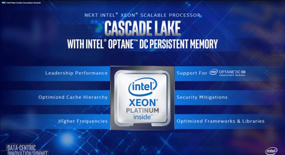 processeur Intel cascade-lake cascade-lake-x