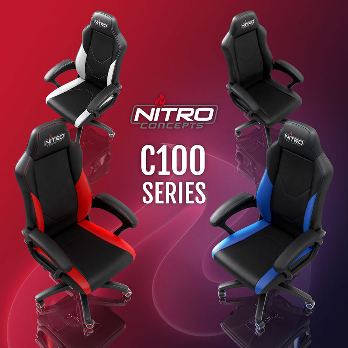 nouveau siege-gamer Nitro Concepts C100