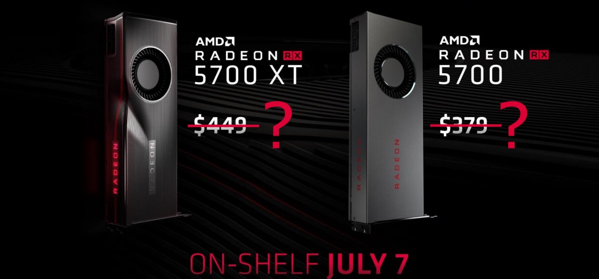 baisse-de-prix radeon-5700 radeon-5700-XT AMD