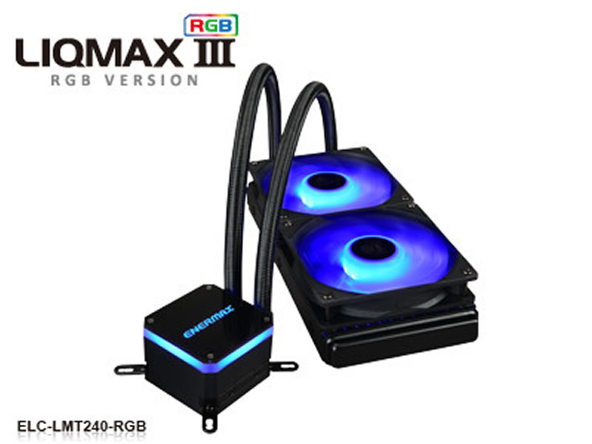 Enermax annonce des nouveaux kits  watercooling bien RGB : les LIQMAX III RGB