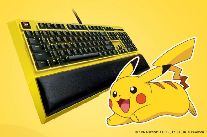 Razer présente un clavier, une souris et un tapis de souris Pikachu