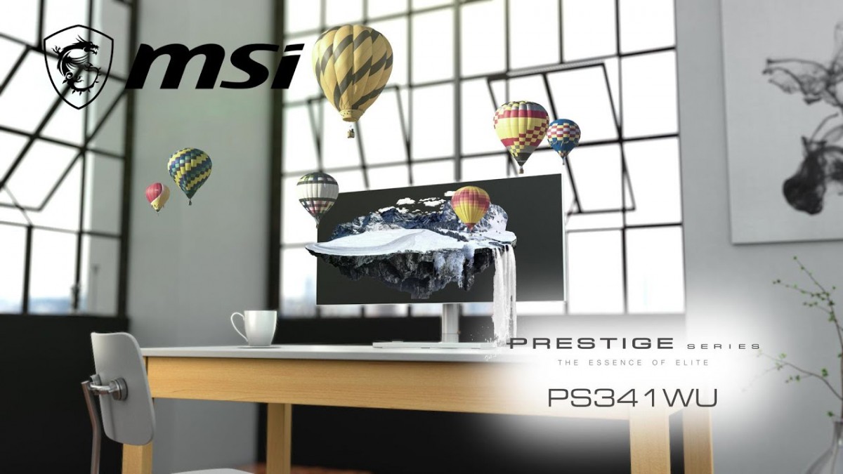 Présentation écran MSI Prestige PS341WU
