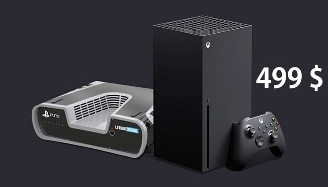 consoles sony playstation-5 PS5 microsoft xbox-series-x prix-499-dollars