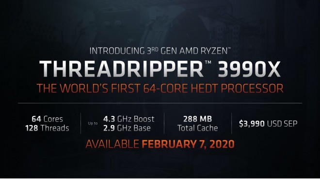 machine-a-tuer CPU AMD Ryzen Threadripper 3990X geekbench
