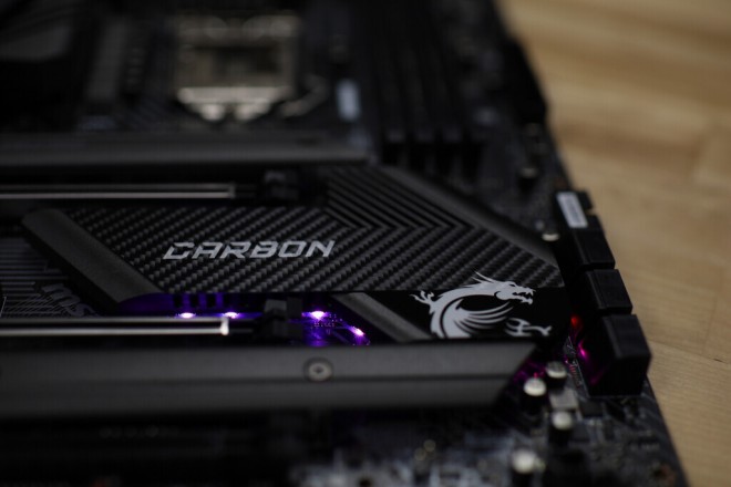 carte-m�re MSI Z490 Gaming Pro Carbon teasing