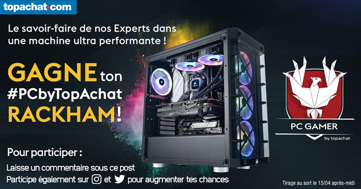 Concours : Top Achat vous propose de remporter un PC ACKHAM d'une valeur de 2900 U+20AC;