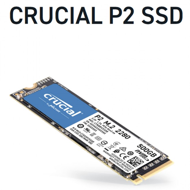 crucial SSD-nvme p2 250-go 500-go