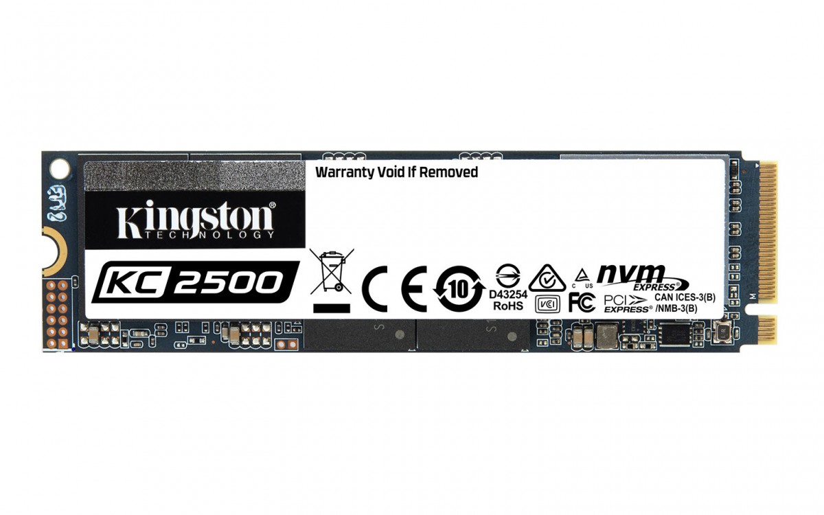 Kingston annonce un nouveau SSD NVMe PCI Express 3.0, le KC2500