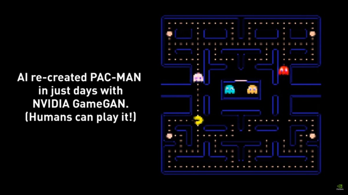 Pour les 40 ans de Pac-Man une intelligence artificielle de Nvidia recrée le jeu