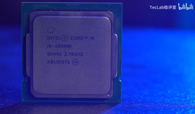 test processeur intel core-i9-10900k bilibili