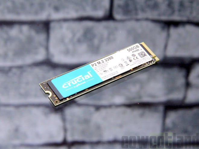 Test SSD NVMe crucial Crucial-P2 500