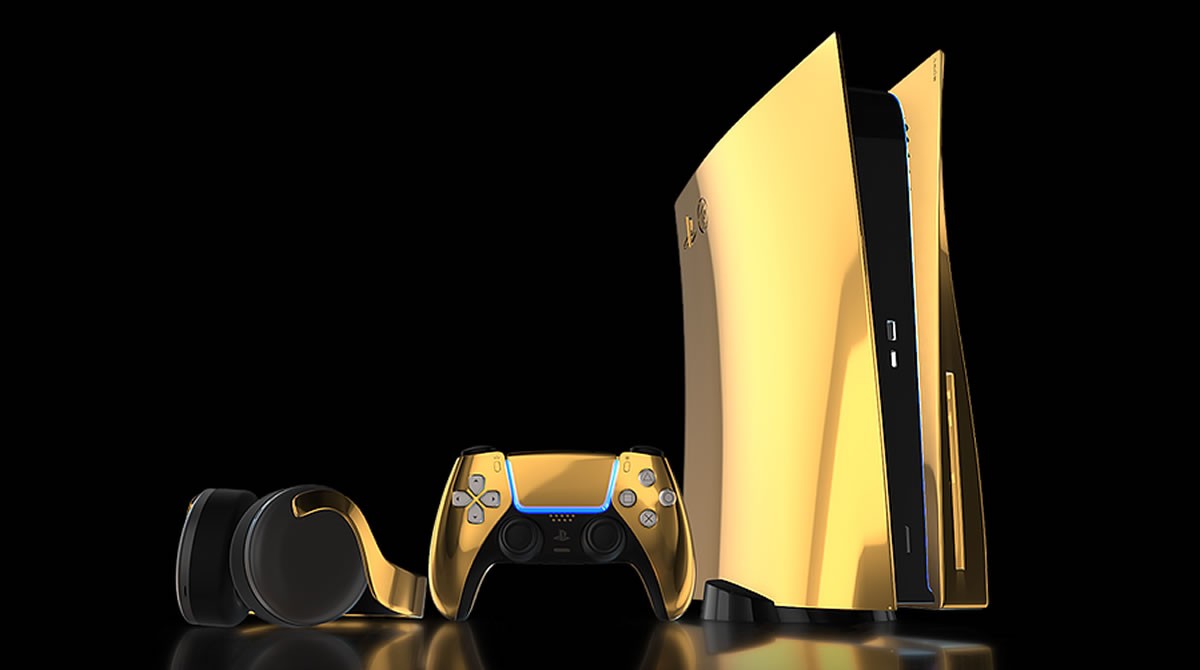 La Playstation 5 de SONY aura le droit à ses versions plaquées or, platine et or rose